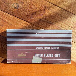 HUGO vintage silver-plated serving tray